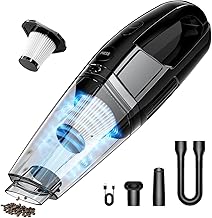 BSRCO Handheld Vacuum Cordless 8000PA, Car Vacuum Portable Cordless 30 Mins Runtime & Under 70dB Quiet, Hand Held Vacuum Cleaner, 1.4lbs Hand Vacuum Cordless for Car/Home/Office, Pet Hair