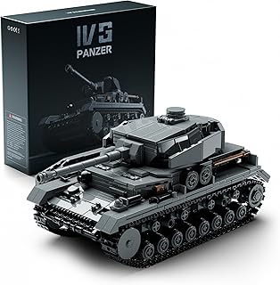 Panzer IV G Military Tank Building Set for Adults, WW2 Collectible German Pz.Kpfw. IV G Army Model Toy to Build and Display, Ideal Gift for Military Fans (1,006PCS, NF10312)