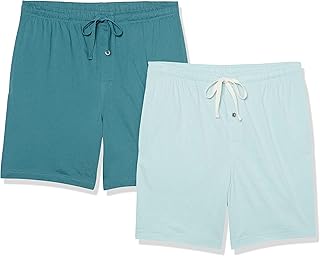 Men's 7" Cotton Knit Pajama Shorts, Loungewear, Pack of 2