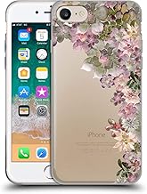 Officially Licensed Monika Strigel Succulent Rose My Garden Gel Case [Military Grade Protection] Compatible with Apple iPhone 7/8 / SE 2020 & 2022 and Compatible with MagSafe