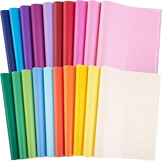 Shindel 330 Sheets Tissue Paper Bulk, 14x10 Inch Colored Wrapping Tissue Paper for Gift Bags DIY Crafts Birthday Wedding Holidays Decor 20 Colors