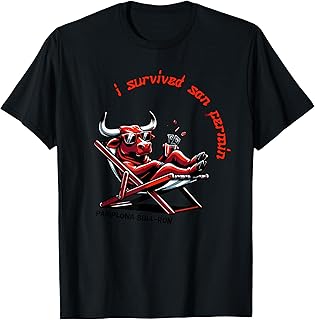 San Fermín Pamplona Bull Run Spain | Bullfighting Festival T-Shirt