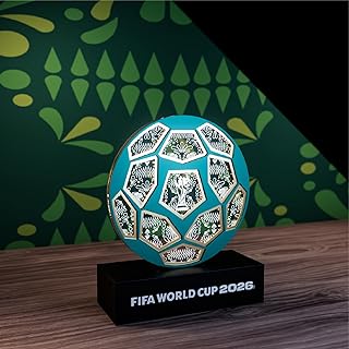 FIFA World Cup 2026™ Official Licensed LED Soccer Ball Replica – Collectible Decoration Light Up World Cup, Commemorative Lamp, Soccer Memorabilia Gift for Fans & Collectors for Home Office