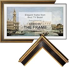 Black TV frame 85" (Gilded Noir, 85-LS03) - Compatible ONLY with Samsung The Frame TV and Pro TVs (Fits 2021-2026 models, 85LS03A/B/C/D/FW/HE/HW)