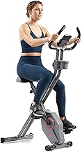 Smart Folding X-Bike, Portable Compact Exercise Bike for Indoor Cycling Workout, Home Cardio Training Machine, Free SunnyFit App Bluetooth Connect