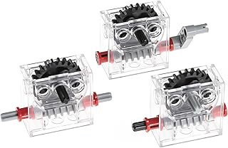 3pcs 6588 Gearbox Technical Parts Compatible with Lego-Technic, Power Functions Assembled STEM Building Block for MOC Buggy Sports Car