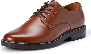 Men's Round Toe Derby Dress Shoes