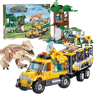 546 Pcs Dinosaurs Building Blocks Set, Dinosaur Toys for Age 6+Years,Dinosaur Park World, Construction Dino Birthday Gifts for Boys