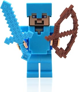 Minecraft Steve with Diamond Armor and Sword