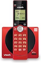 VTech CS6919-16 DECT 6.0 Cordless Phone, Red - Caller ID/Call Waiting (Stores 30 Calls), Backlit Keypad & Display, Full Duplex Handset Speakerphone, Wall Mountable
