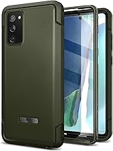 SURITCH for Samsung Galaxy Note 20 Case (Only) 6.7-inch, [2 Front Frames][Built-in Screen Protector] Full Body Protective Rugged Heavy Duty Shockproof Phone Cover -(Green)