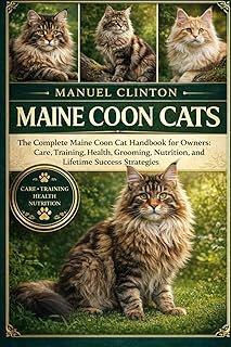 MAINE COON CATS: The Complete Maine Coon Cat Handbook for Owners: Care, Training, Health, Grooming, Nutrition, and Lifetime Success Strategies
