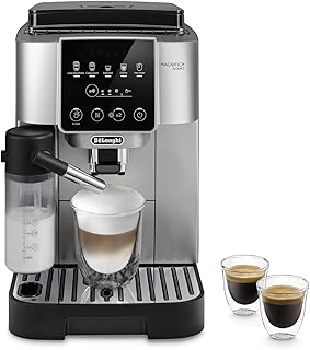 Magnifica Start Automatic Espresso Machine with Auto Milk Frother & Built in Grinder - 5 One-Touch Recipes, Easy-to-Clean, Home Barista Coffee Maker for Lattes, Cappuccino, Iced Coffee