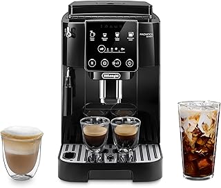 Magnifica Start Automatic Espresso Machine with Manual Milk Frother & Built in Grinder - 3 One-Touch Recipes, Easy-to-Clean, Home Barista Coffee Maker for Lattes, Cappuccino, Iced Coffee