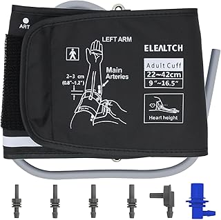 Large Size Cuff Compatible with Omron 9"-16.5" Inches (22-42CM) L Blood Pressure Cuff Adult ARM BP Replacement Cuff for Big ARM (Large)