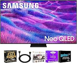 75 Inch Class Neo QLED QN80F 4K Vision AI Smart TV (2025) with Mini LED, HDR, Dolby Atmos + HDMI Cable + Streaming Bundle + 12-Month CPS Protection