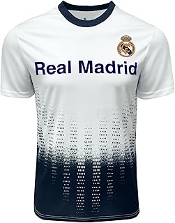 Official Licensed Real Madrid Shirt – Sublimation Logo Poly Soccer Jersey Adult Sizes