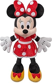 Disney Store Official Minnie Mouse Plush - Red Dress - Large 21¼ Inches Disney Stuffed Animals - Soft & Cuddly Toy - Plushies for Kids & Fans - Suitable for All Ages