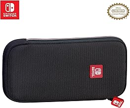 R.D.S. INDUSTRIES, INC. – Game Traveler Licensed Slim Travel Case Protects Nintendo Switch or OLED, Black (NNS15)