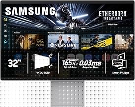 32” OLED M9 (M90SF) Smart Monitor with 4K QD-OLED, 165Hz, 0.03ms, Gaming Hub, Samsung Vision AI, 3 Yr Warranty, LS32FM902SNXZA, 2025