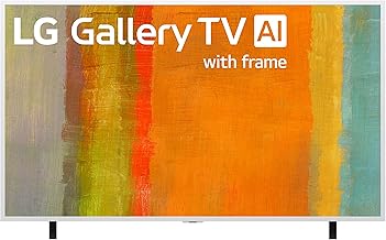 55-Inch Class Gallery TV QNED AI LX7B Series Mini LED Smart TV with Included Snow White Frame, HDR10, AI Super Upscaling 4K, Filmmaker Mode, Wow Orchestra, Compatible with Alexa (55LX7BPUA, 2026)