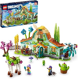 DREAMZzz Stable of Dream Creatures 71459 Fantasy Animal Toy Set for Kids, 2 Building Options to Create Mythical Flying Pegasus or Forest Guardian, Unique Gift for 8+ Year Olds