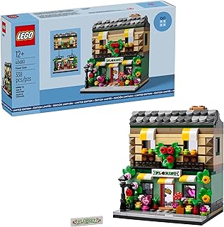 Flower Store Building Set 40680 - Collectible Model Shop with Interior Details - Customizable Design - Great Gift for Adult and Teen Builders - 337 Pieces