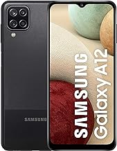 Samsung Galaxy A12 (32GB, 3GB) 6.5" HD+, Quad Camera, 5000mAh Battery, Global 4G Volte (AT&T Unlocked for T-Mobile, Verizon, Metro) A125U (Black) (Renewed)