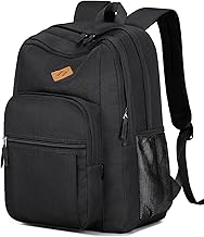 Classical Basic Womens Travel Backpack For College Men Water Resistant Bookbag (Black)