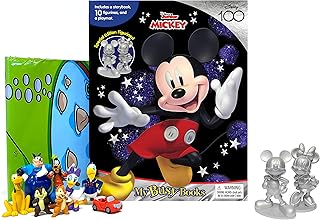 Disney 100 Limited Edition Mickey My Busy Books - Storybook, 10 figurines, playmat