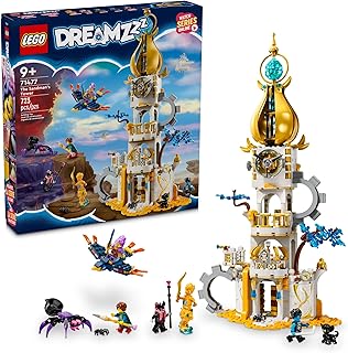 DREAMZzz The Sandman’s Tower, Kids’ Castle Toy Playset with Toy Spider and Bird, Fantasy Gift for Girls and Boys Aged 9 and Up, 71477