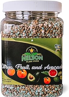 Nelson - Citrus Fruit & Avocado Tree Plant Food for In-Ground, Containers, & Patios, Granular Fertilizer, NutriStar 12-10-10 (2 lb.)