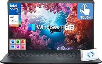 Inspiron Business Laptop 2025-2026 Flagship, AI-Powered Computer, 15.6" FHD Touchscreen,10-Core Intel i5-1334U, 16GB RAM & 1TB Storage (512GB SSD +500GB Ext), Wi-Fi 6, Win 11 Pro, Lifetime Office