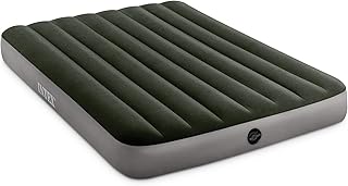 64778E Dura-Beam Standard Prestige Air Mattress: Fiber-Tech – Full Size – Hand-Held Battery Pump – 10in Bed Height – 600lb Weight Capacity