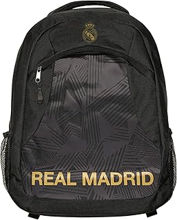 Real Madrid Premium Backpack - Unisex Adult - RM25BP-K Black OSFM