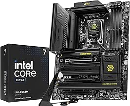 CPU Motherboard Combo - Intel Ultra 7 265KF 20-Cores Unlocked Desktop Processor with MAG Z890 Tomahawk WiFi Gaming LGA 1851 ATX Motherboard
