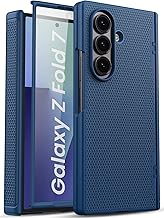 for Samsung Galaxy Z Fold 7 Case Slim, Built-in Hinge Protection & Screen Protector, Lightweight Durable Shockproof [Non-Slip] Protective Phone Cover Case for Samsung Z Fold 7 2025, Blue
