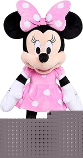 Disney Junior Mickey Mouse Large Plush Minnie Mouse, Officially Licensed Kids Toys for Ages 2 Up by Just Play