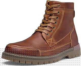 Mens Boots Casual Motorcycle Boot for Men Chukka Zipper Combat Dress Botas Para Hombre Fashion