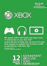 Microsoft Xbox 360 Live 12 Months Gold Card