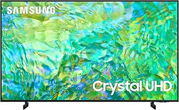 SAMSUNG 85-Inch 4K Crystal UHD Smart TV UN85CU8000FXZA - Black (Renewed)