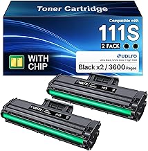 MLT-D111S Toner Cartridge High Yield Compatible for Samsung 111S 111L MLT-D111S MLT-D111L to use with Samsung Xpress M2020W M2070FW M2070W M2022W M2024W M2020 M2071 M2026W Printers (2 Black)