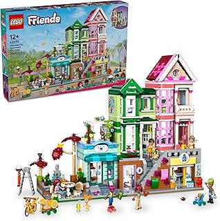 Friends Heartlake City Apartments and Stores Dollhouse - Toy Building Set for Kids, Girls and Boys, Ages 12+ - Gift Ideas for Birthday - with 7 Minidolls, a Micro-Doll, and More - 42670