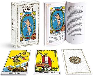Dionysus Classic Tarot Cards Deck with Guide Book, Timeless Symbols from Beginners to Experts