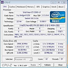 Xeon E5-2695 v2 Twelve-Core Processor 2.4GHz 8.0GT/s 30MB LGA 2011 CPU BX80635E52695V2