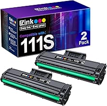 E-Z Ink Compatible MLT-D111S Toner Cartridge High Yield Replacement for Samsung 111S 111L MLT-D111S MLT-D111L to use with Samsung Xpress M2020W M2022W M2024W M2070FW M2070W Printer (Black, 2 Pack)