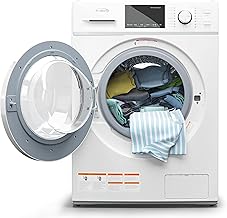 KoolMore 2-in-1 Front Load Washer and Dryer Combo, 2.7 Cu. Ft., for Apartment, Dorm, RV, 16 Wash and 4 Dry Cycles, Compact Space Saver [White] [120V] (FLC-3CWH)