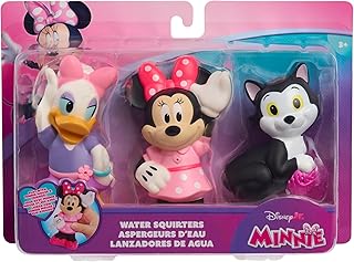 Disney Junior Minnie Mouse 3-Pack Bath Toys, Figures Include Minnie Mouse, Daisy Duck, and Figaro, Kids Toys for Ages 3 Up by Just Play