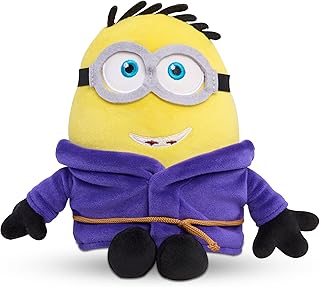 Illumination Minions & Monsters Henry Squooshy Plush Toy, 8-Inch Soft Squishy Stuffed Animal, Sensory Fidget Toy with Bean Fill, Kids Gift Ages 3+