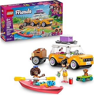 Friends Friendship Road-Trip Travel Car Toy - Buildable Storytelling Playset with Pretend Play Toys and Puppy Figurine - Fun Birthday Gift Idea for Girls & Boys, Ages 6+ - 42659